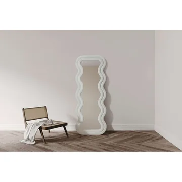 Muli Lattiapeili 65 x 170 cm - Kermanvalkoinen - Sisustustuotteet - Peili - Lattiapeili