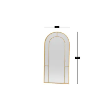 Navricon Lattiapeili 90 x 180 cm - Kulta - Sisustustuotteet - Peili - Lattiapeili