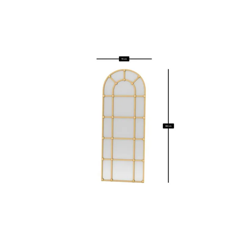 Omari Lattiapeili 70 x 180 cm - Kulta - Sisustustuotteet - Peili - Lattiapeili