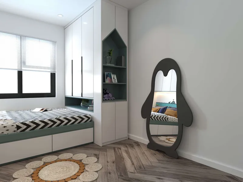 Orven lattiapeili 90x150 cm - Musta - Sisustustuotteet - Peili - Lattiapeili