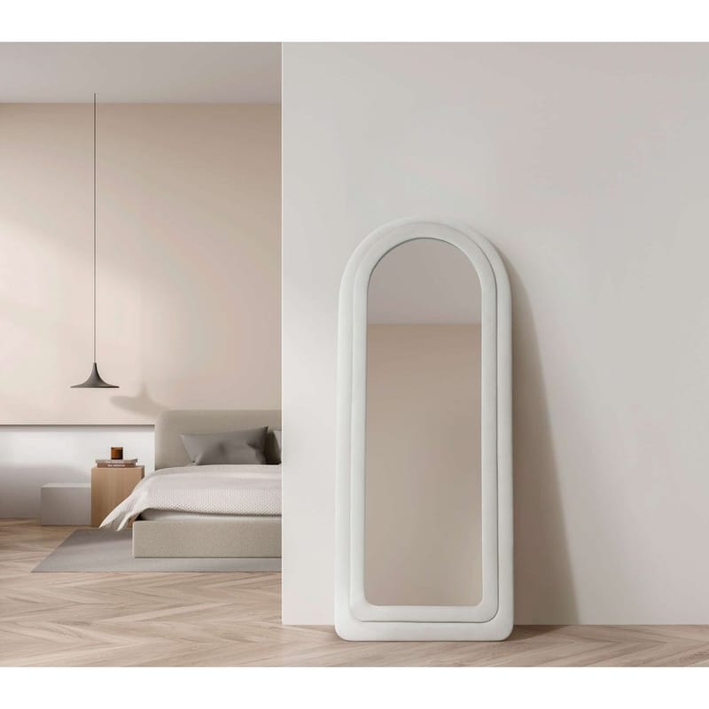 Ottawa Lattiapeili 65 x 170 cm - Kermanvalkoinen - Sisustustuotteet - Peili - Lattiapeili