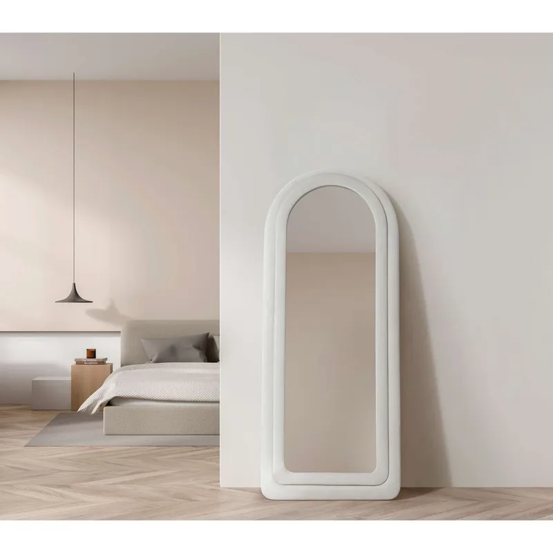 Ottawa Lattiapeili 65 x 170 cm - Kermanvalkoinen - Sisustustuotteet - Peili - Lattiapeili