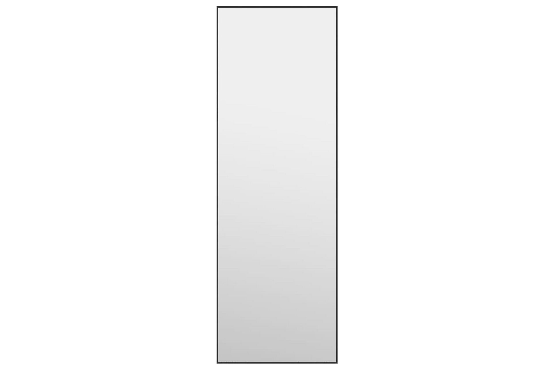 Ovipeili musta 40x100 cm lasi ja alumiini - Musta - Sisustustuotteet - Peili