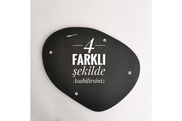 Pöytäpeili Gustow - Musta - Sisustustuotteet - Peili - Pöytäpeili