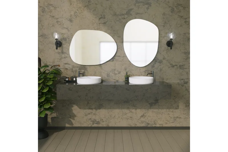 Pöytäpeili Gustow, Musta