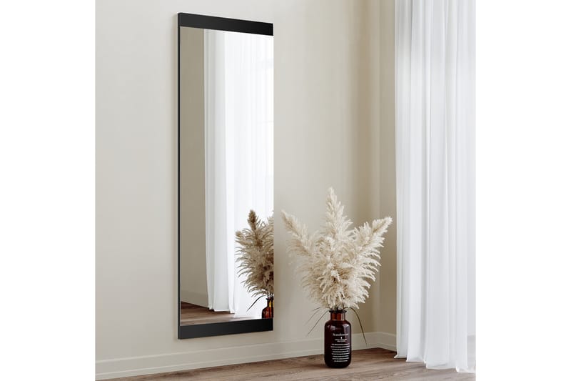Peili 40x120 cm - Musta - Sisustustuotteet - Peili