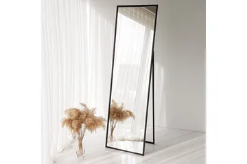 Peili 60x50 cm - Musta - Sisustustuotteet - Peili