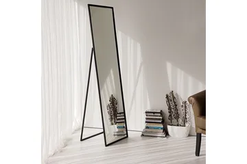 Peili 60x50 cm - Musta - Sisustustuotteet - Peili