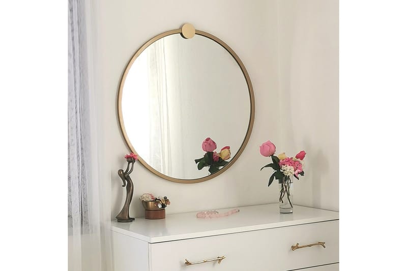 Peili 60x60 cm - Kulta - Sisustustuotteet - Peili