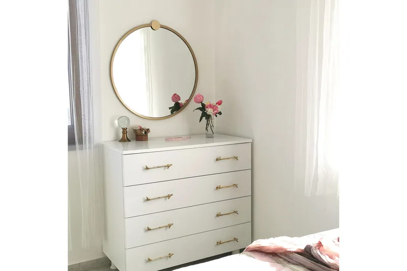 Peili 60x60 cm - Kulta - Sisustustuotteet - Peili