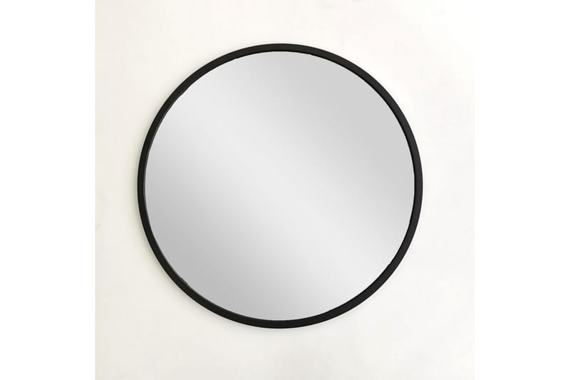 Peili 60x60 cm - Metalli/Musta - Sisustustuotteet - Peili