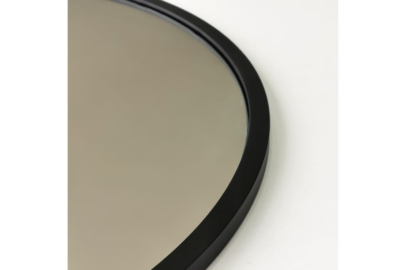 Peili 60x60 cm - Metalli/Musta - Sisustustuotteet - Peili