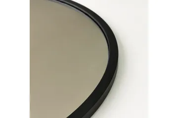 Peili 60x60 cm - Metalli/Musta - Sisustustuotteet - Peili