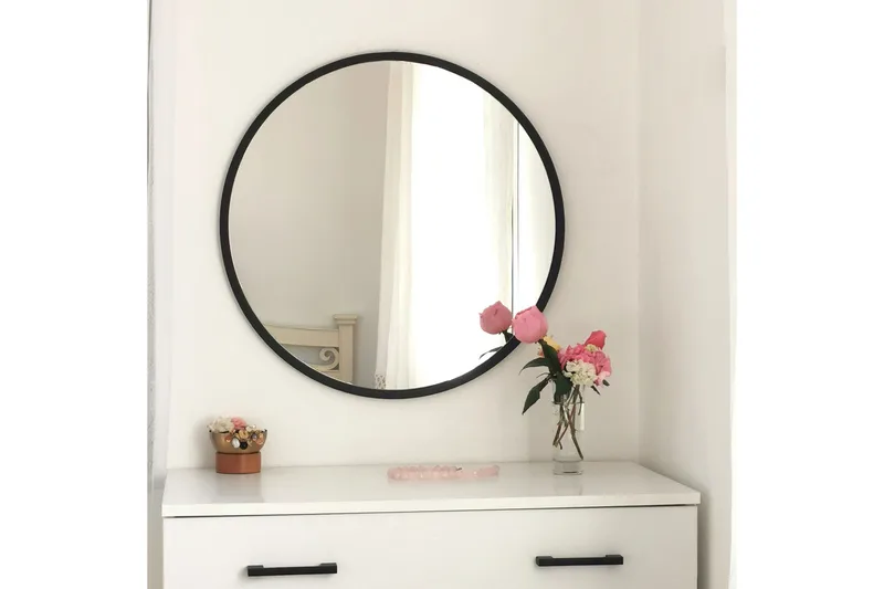 Peili 60x60 cm, Musta