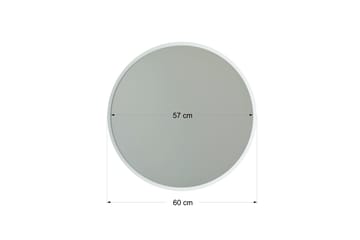 Peili 60x60 cm - Valkoinen - Sisustustuotteet - Peili