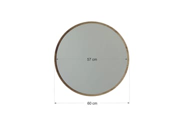 Peili 60x60 cm - Pähkinä - Sisustustuotteet - Peili