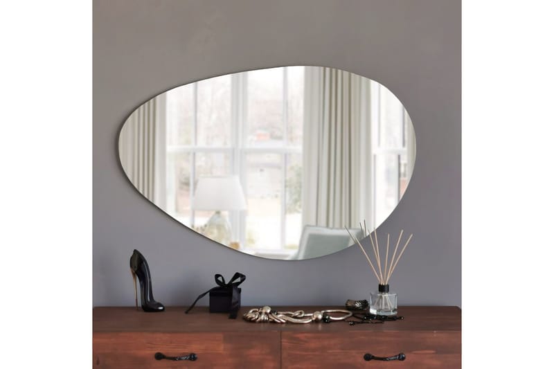 Peili 60x90 cm - Musta - Sisustustuotteet - Peili