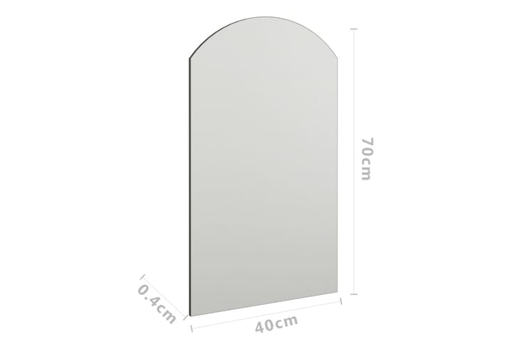 Peili 70x40 cm lasi - Valkoinen - Peili - Eteispeili - Seinäpeili