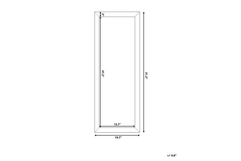 Peili Abruzzese 50x130 cm - Kulta - Sisustustuotteet - Peili