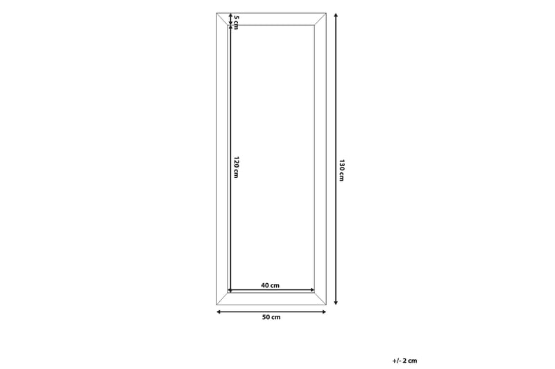 Peili Abruzzese 50x130 cm - Kulta - Sisustustuotteet - Peili