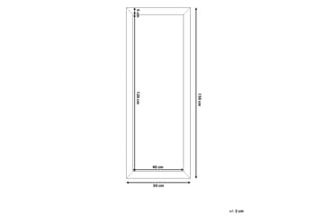 Peili Abruzzese 50x130 cm - Kulta - Sisustustuotteet - Peili