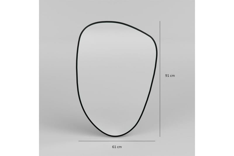 Peili Adesis Musta - Musta - Sisustustuotteet - Peili