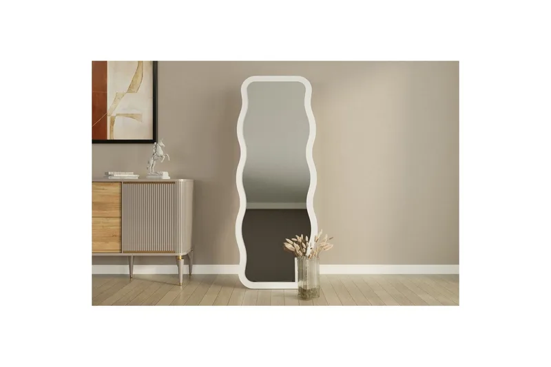 Peili Aror Valkoinen - Valkoinen - Sisustustuotteet - Peili