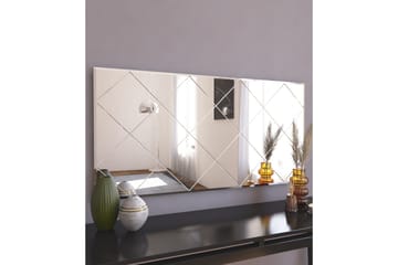 Peili Assa 60 cm Suorakaide - Valkoinen - Sisustustuotteet - Peili
