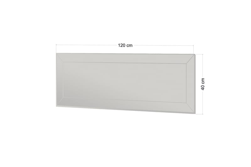 Peili Azus 40 cm Suorakaide - Valkoinen - Sisustustuotteet - Peili
