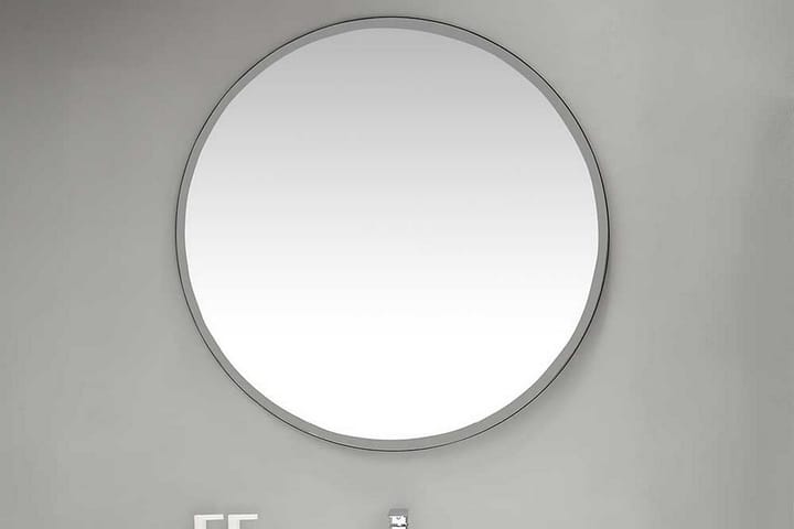Peili Bathlife Roa Musta - MDF/Lasi - Peili - Kylpyhuoneen peilit - Kylpyhuonepeili valaistuksella