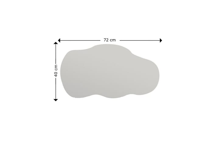 Peili Bebe 40 cm Epäsymmetrinen - Musta - Peili - Eteispeili - Seinäpeili