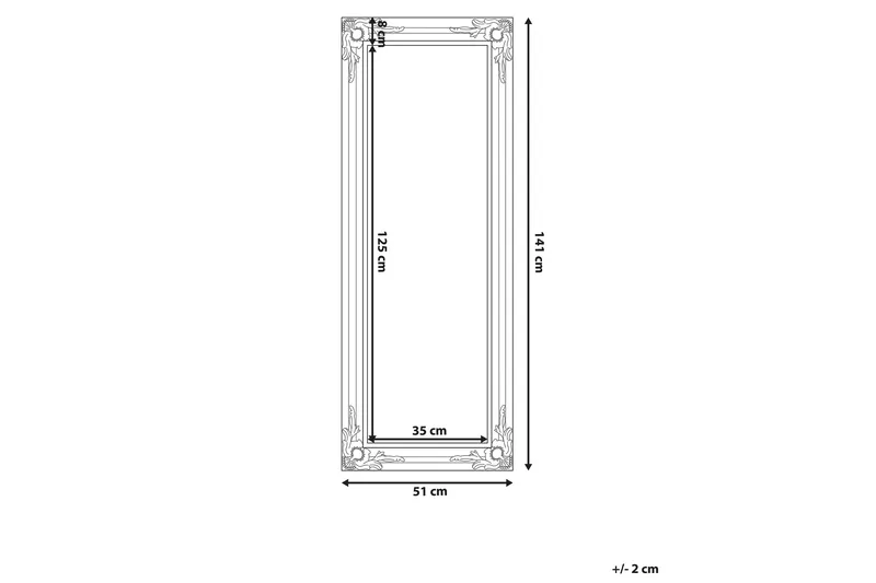 Peili Bellac 51 cm - Sisustustuotteet - Peili