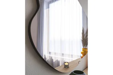 Peili Besso 60 cm Epäsymmetrinen - Musta - Sisustustuotteet - Peili