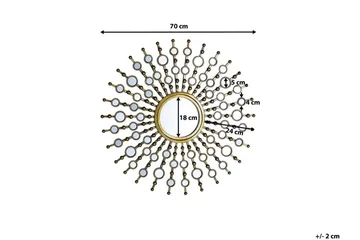 Peili Blois 70 cm - Kulta - Sisustustuotteet - Peili