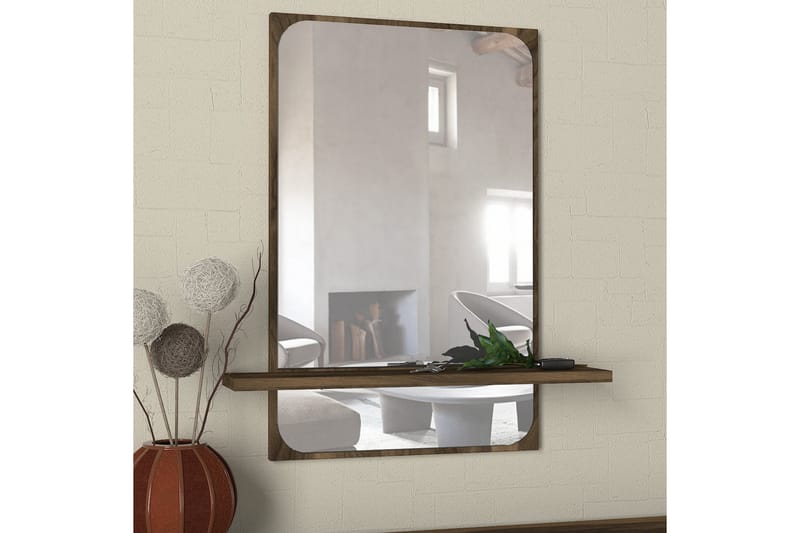 Peili Bondsjö 45 cm - Ruskea - Sisustustuotteet - Peili