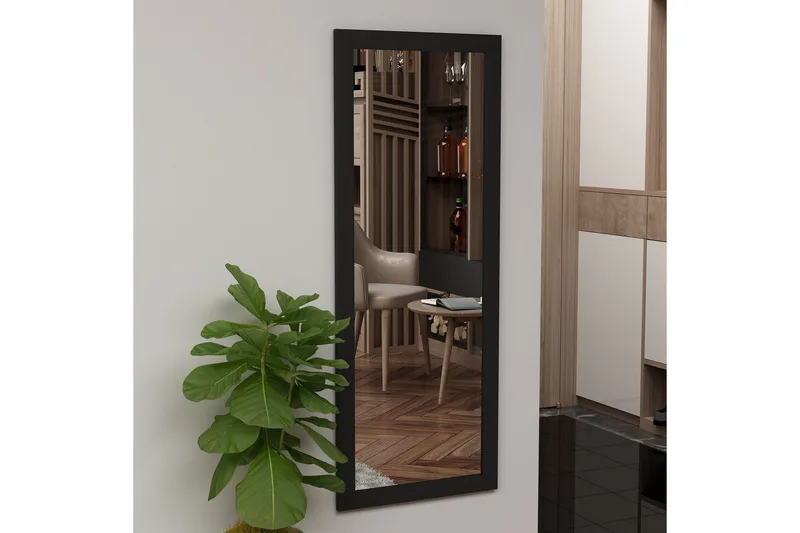 Peili Boos 40 cm Suorakaide - Musta - Sisustustuotteet - Peili