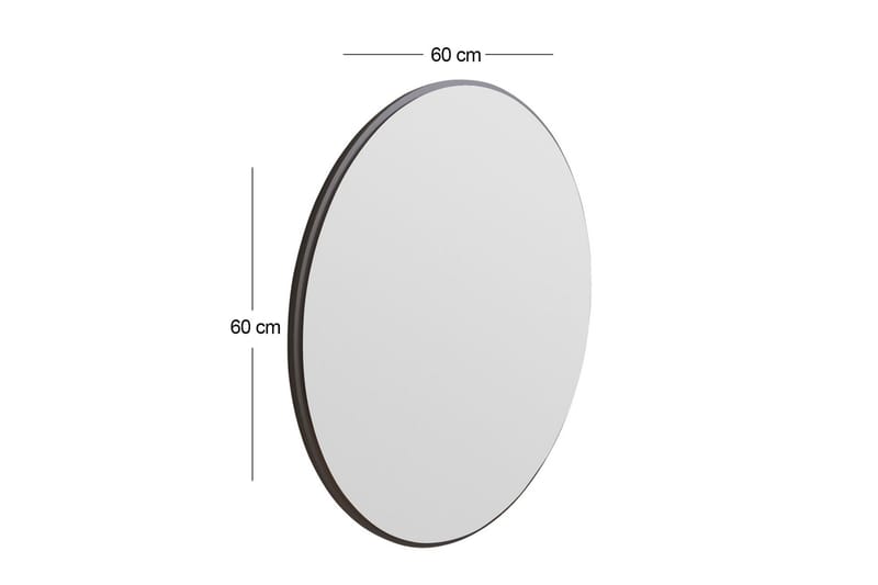 Peili Buhem 60 cm Pyöreä - Musta - Sisustustuotteet - Peili
