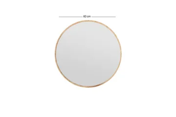 Peili Buhem 60 cm Pyöreä - Puu/Luonnonväri - Sisustustuotteet - Peili