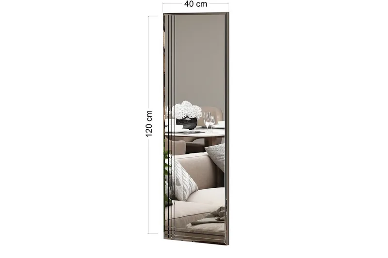 Peili Casaria Läpinäkyvä - Valkoinen - Sisustustuotteet - Peili