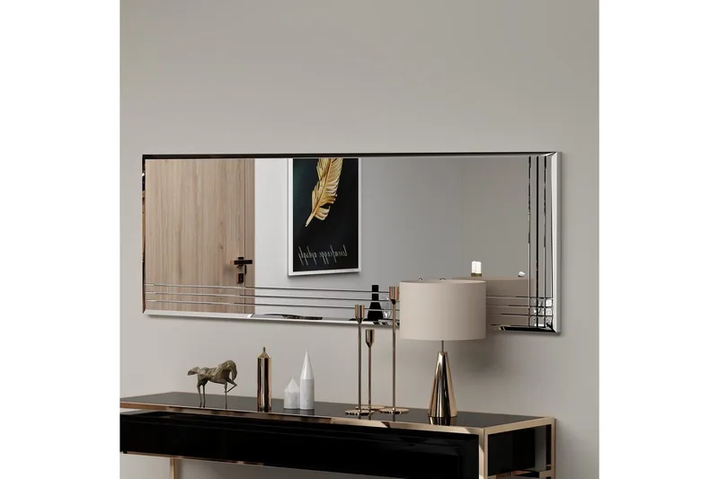 Peili Casaria Läpinäkyvä - Valkoinen - Sisustustuotteet - Peili