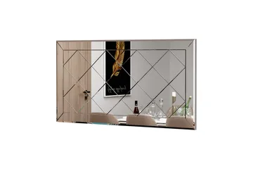 Peili Chakra 60 cm Suorakaide - Valkoinen - Sisustustuotteet - Peili