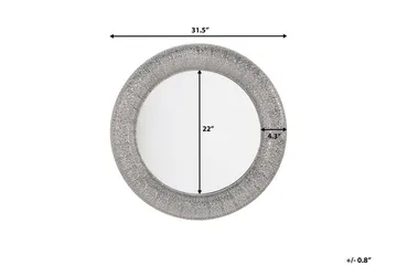 Peili Channay 80 cm - Hopea - Sisustustuotteet - Peili
