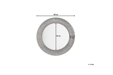 Peili Channay 80 cm - Hopea - Sisustustuotteet - Peili