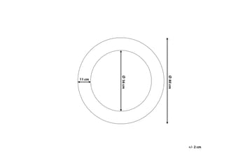 Peili Channay 80 cm - Kulta - Sisustustuotteet - Peili