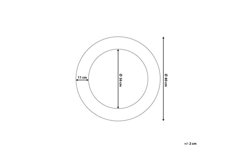 Peili Channay 80 cm - Kulta - Sisustustuotteet - Peili