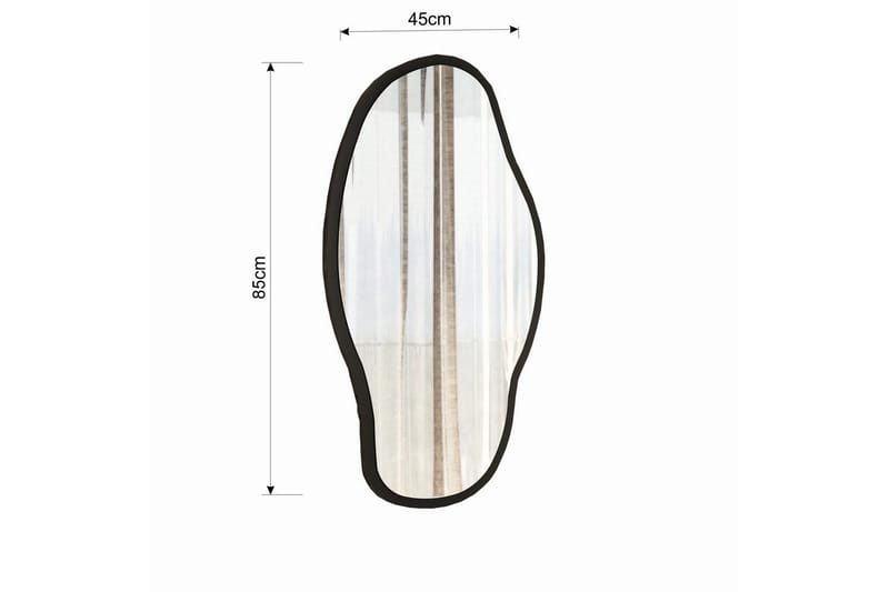 Peili Couldy Läpinäkyvä - Norsunluunvalkoinen - Sisustustuotteet - Peili