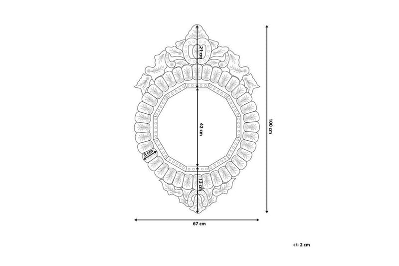 Peili Craon 67 cm - Sisustustuotteet - Peili