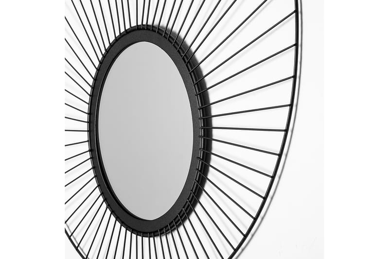 Peili Daisy 63 cm - Musta - Sisustustuotteet - Peili