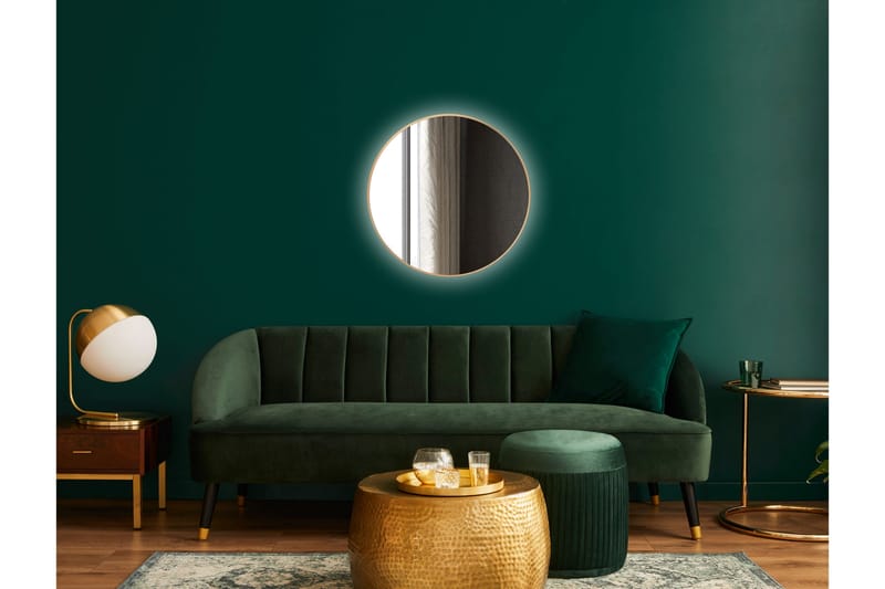 Peili Delaryd 80 cm - Kulta - Sisustustuotteet - Peili