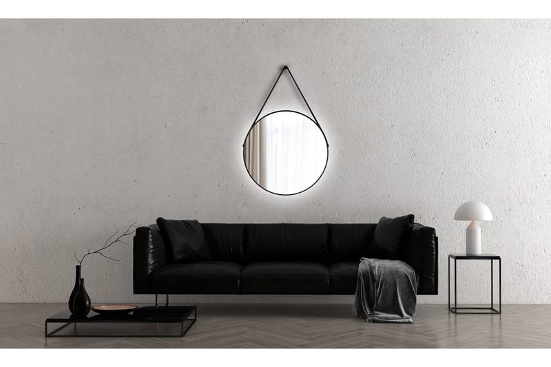 Peili Delaryd 80 cm - Musta - Sisustustuotteet - Peili